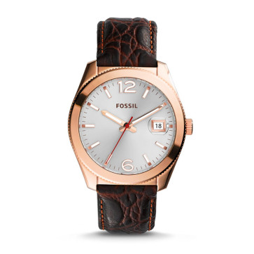 Bracelet de montre Fossil ES3591 Cuir Brun 20mm
